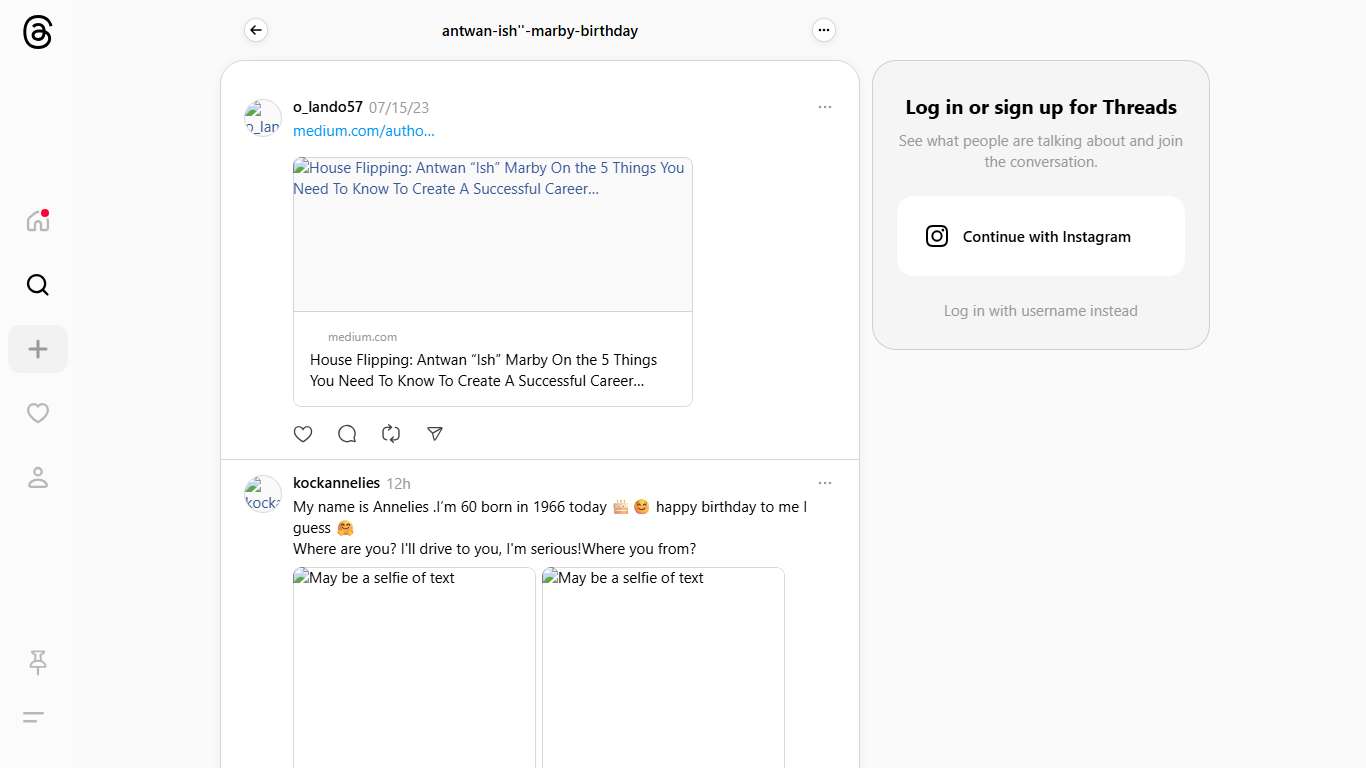 antwan ish'' marby birthday